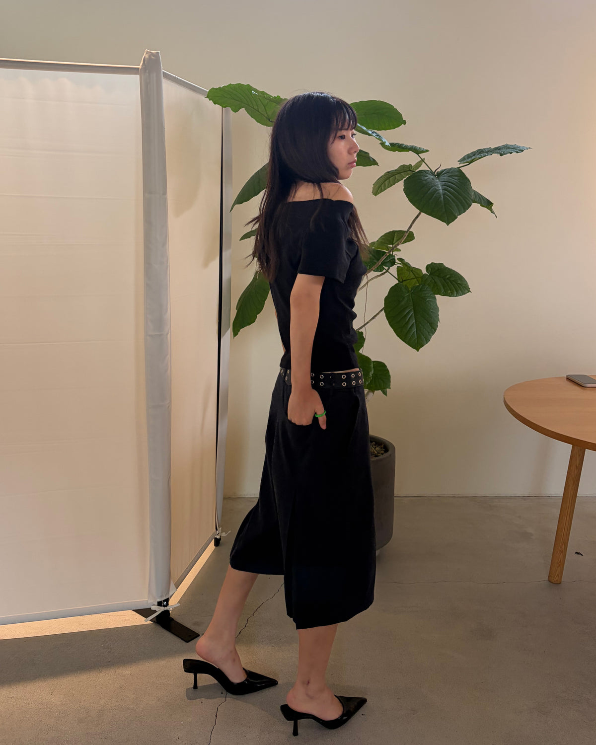 Relaxed Crease Bermuda Shorts