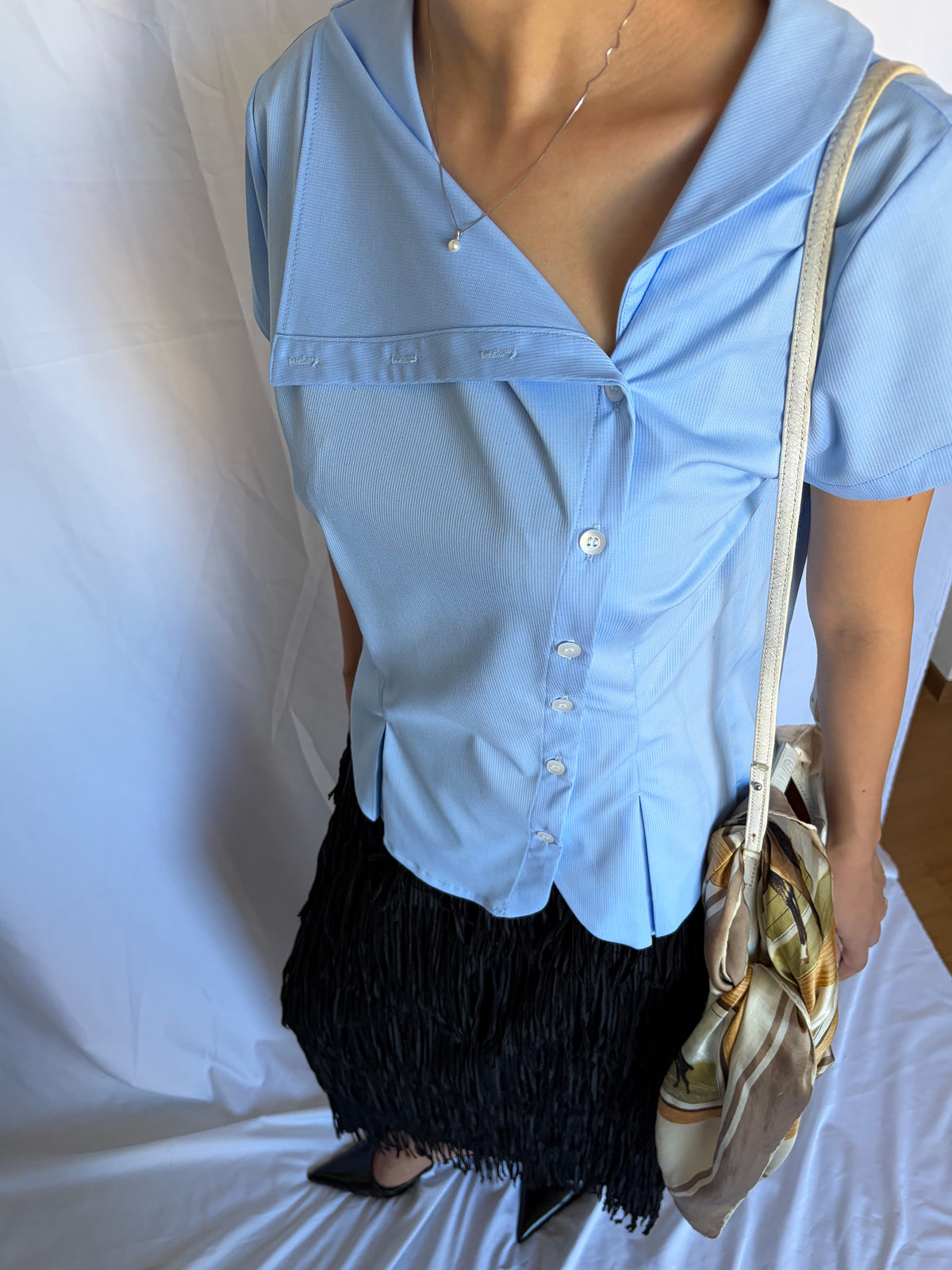 Folded Collar Shirt