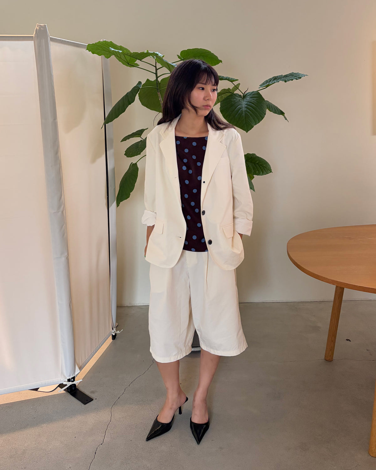 Relaxed Crease Blazer