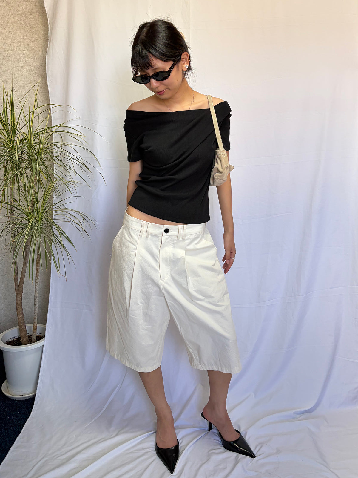 Draped Jersey Tee