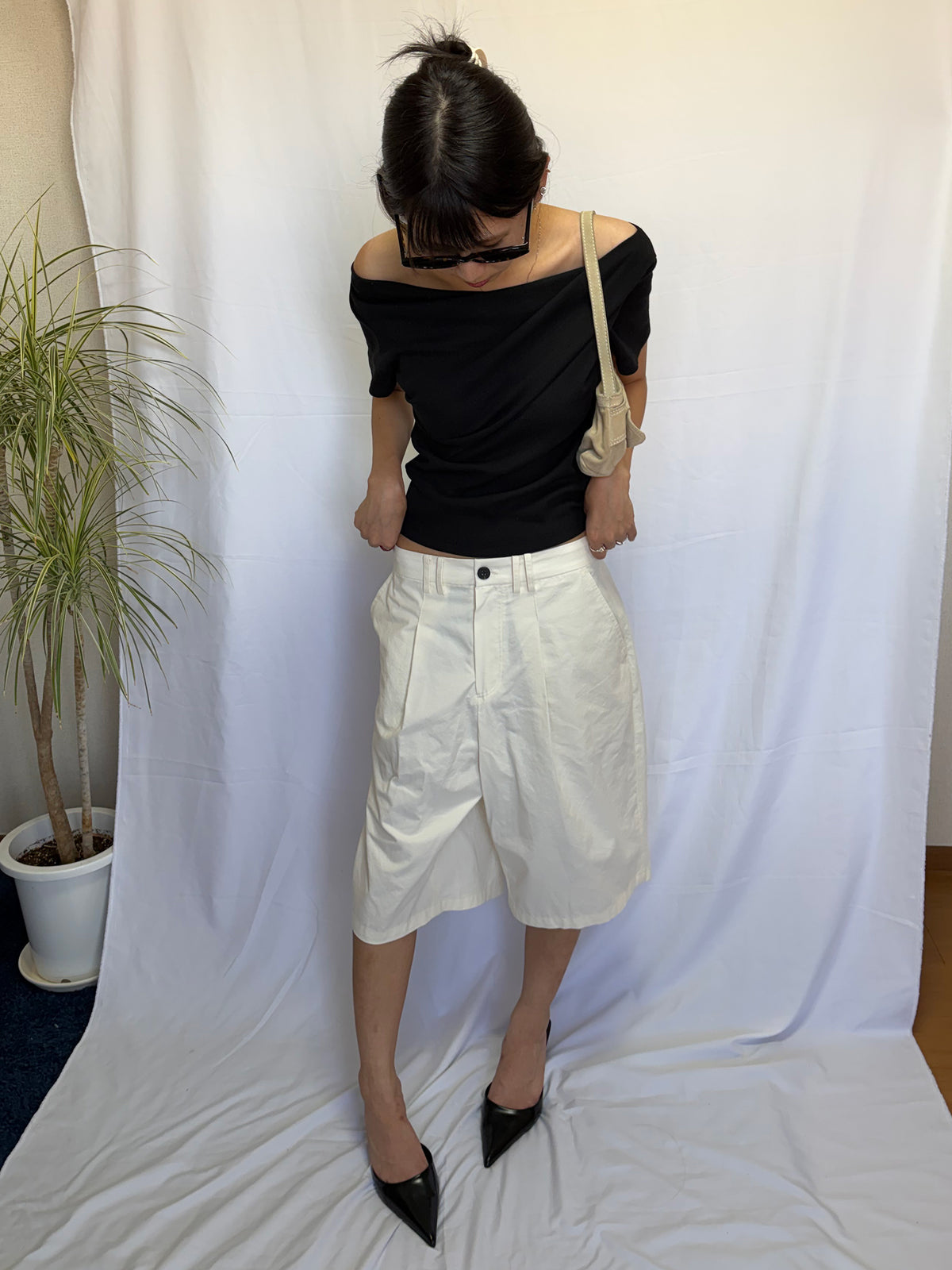 Draped Jersey Tee