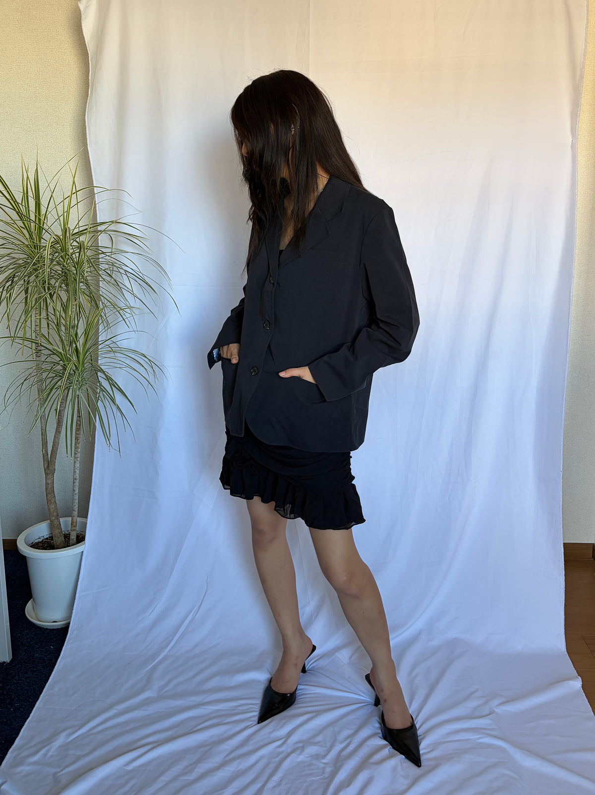 Relaxed Crease Blazer