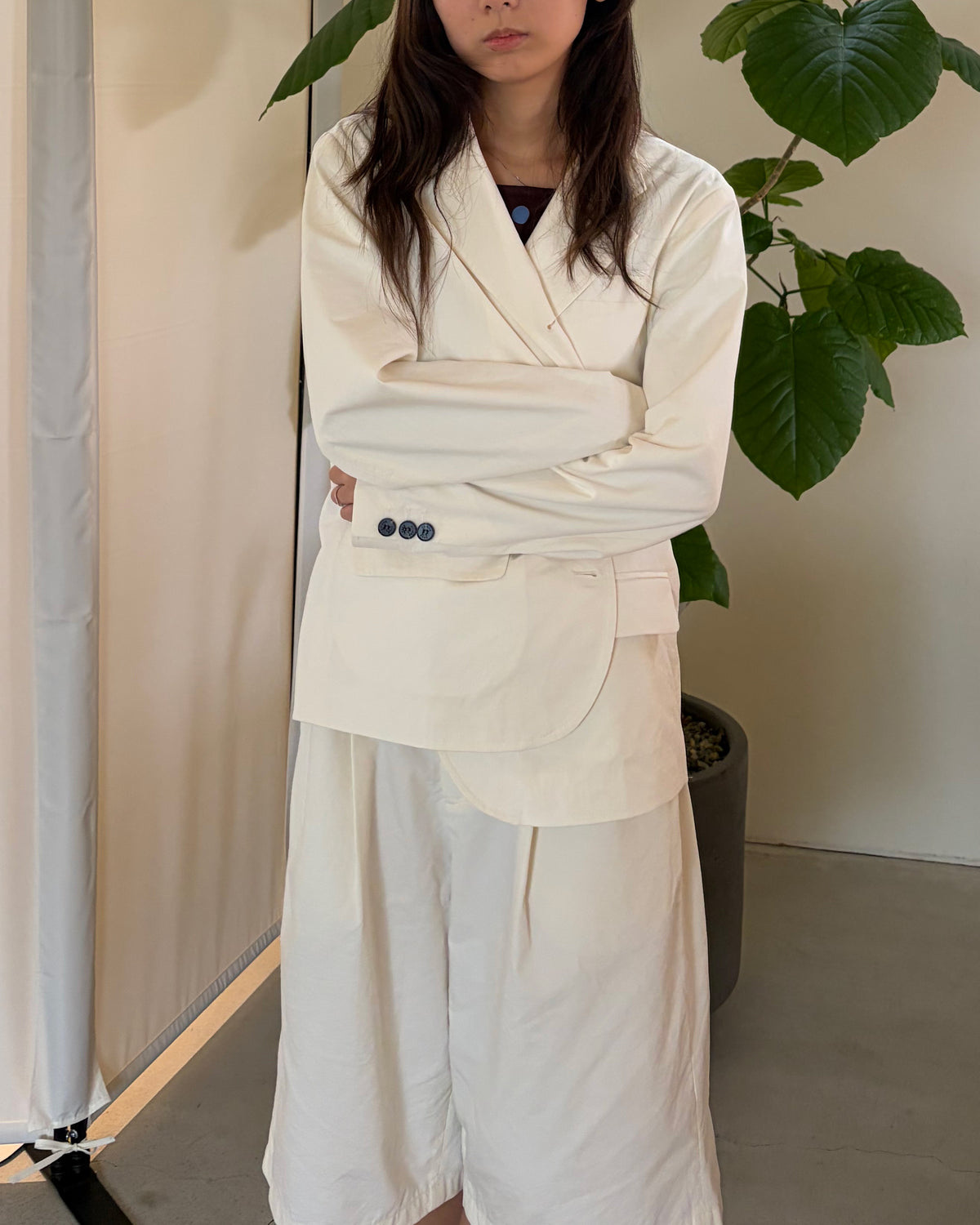 Relaxed Crease Blazer