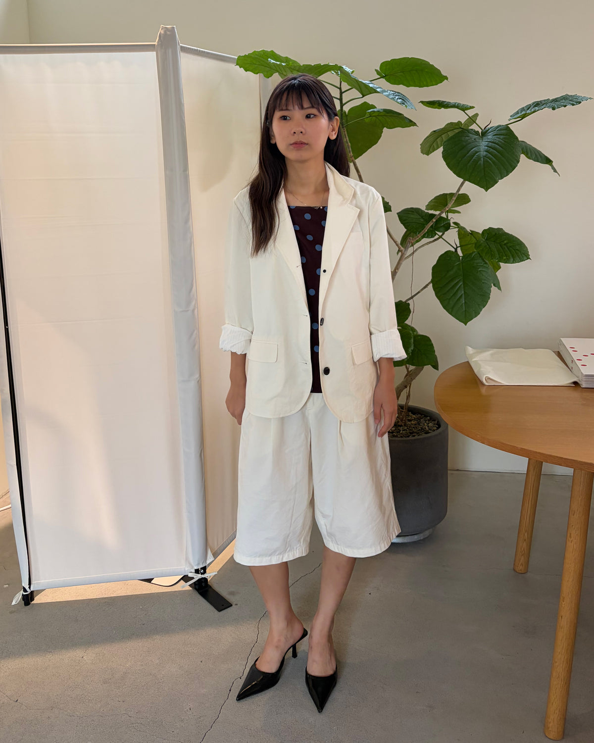 Relaxed Crease Blazer