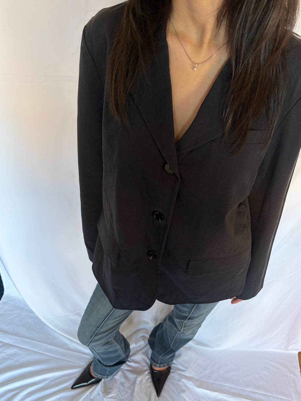 Relaxed Crease Blazer