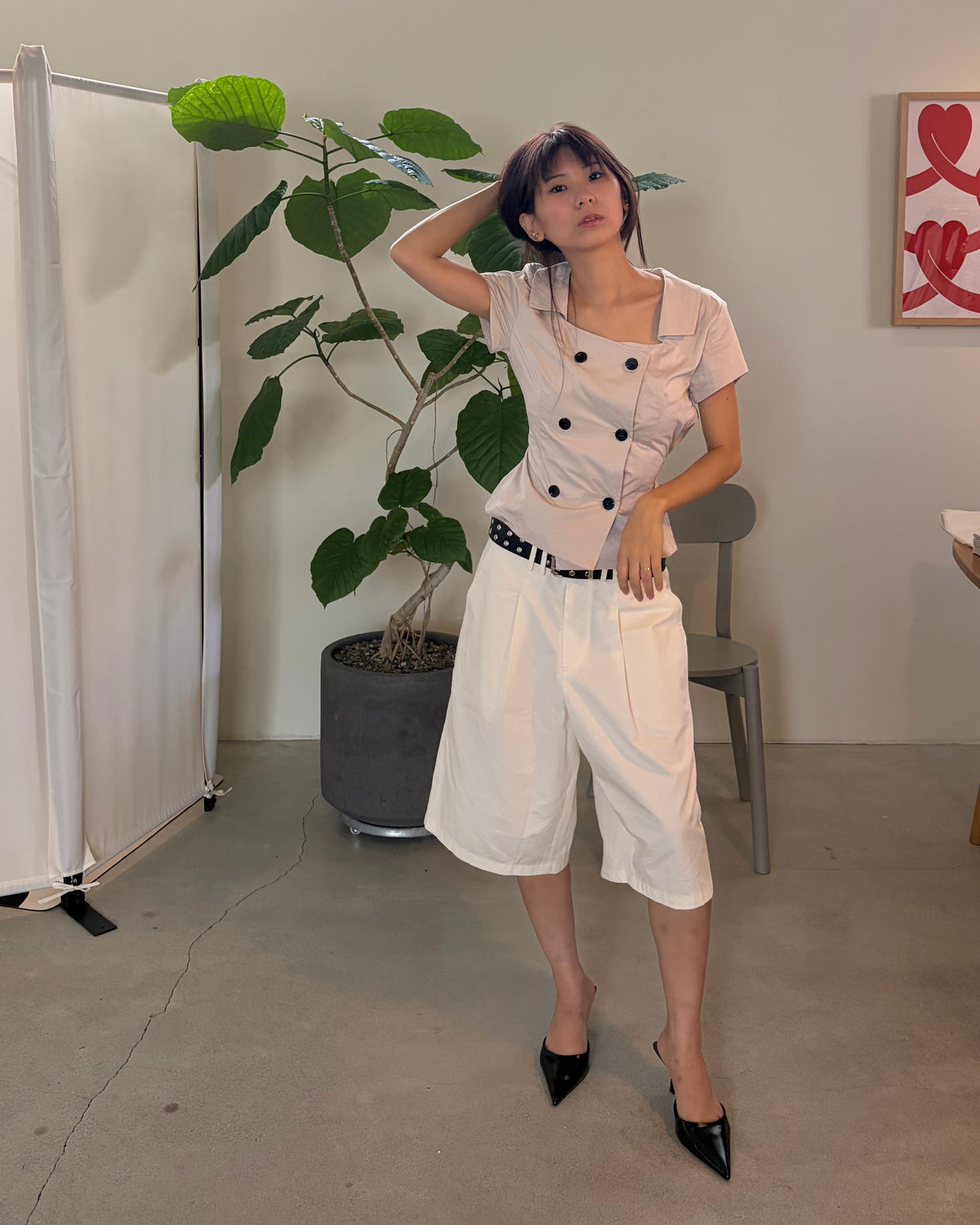Square Neck Shirt Jacket