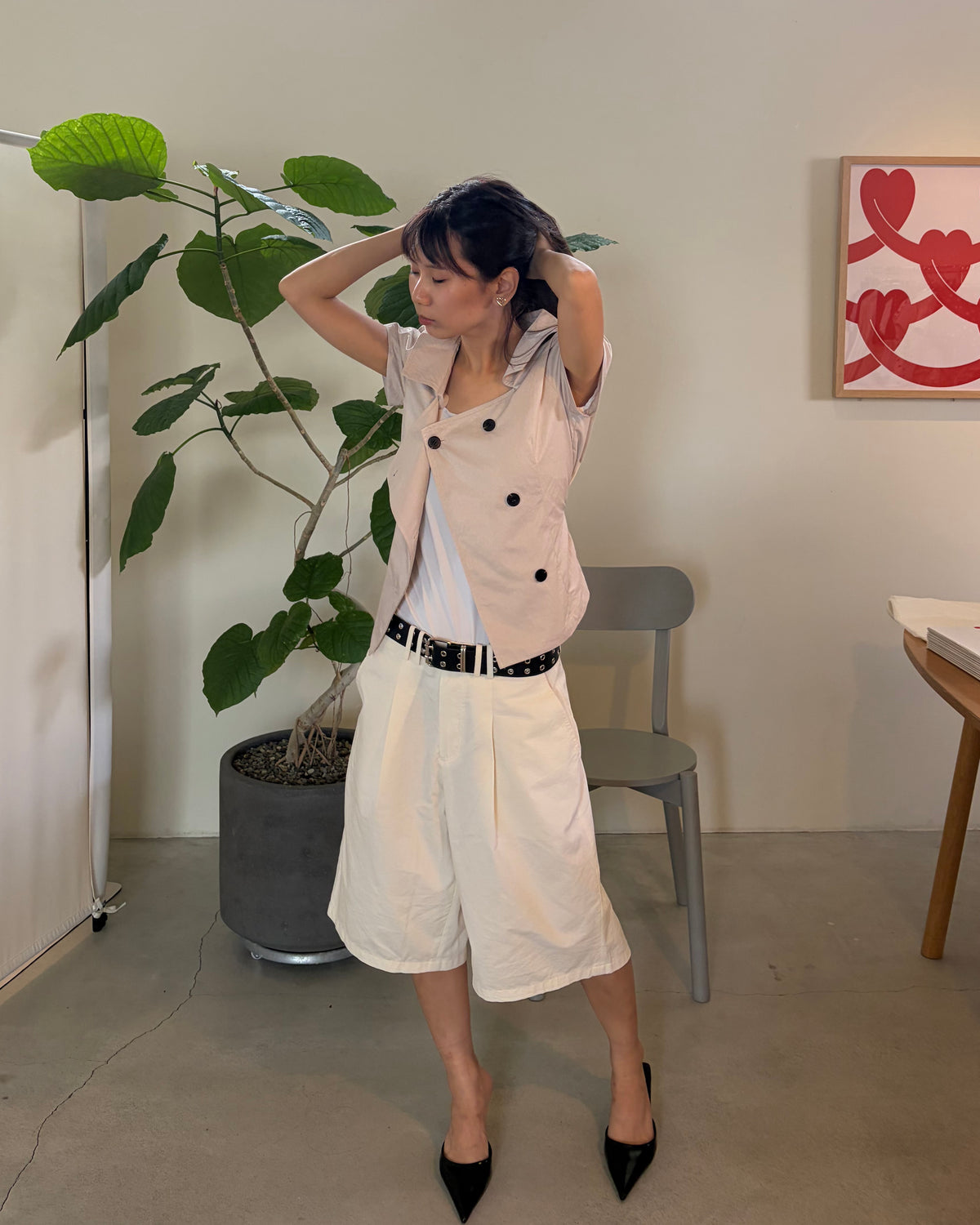 Square Neck Shirt Jacket