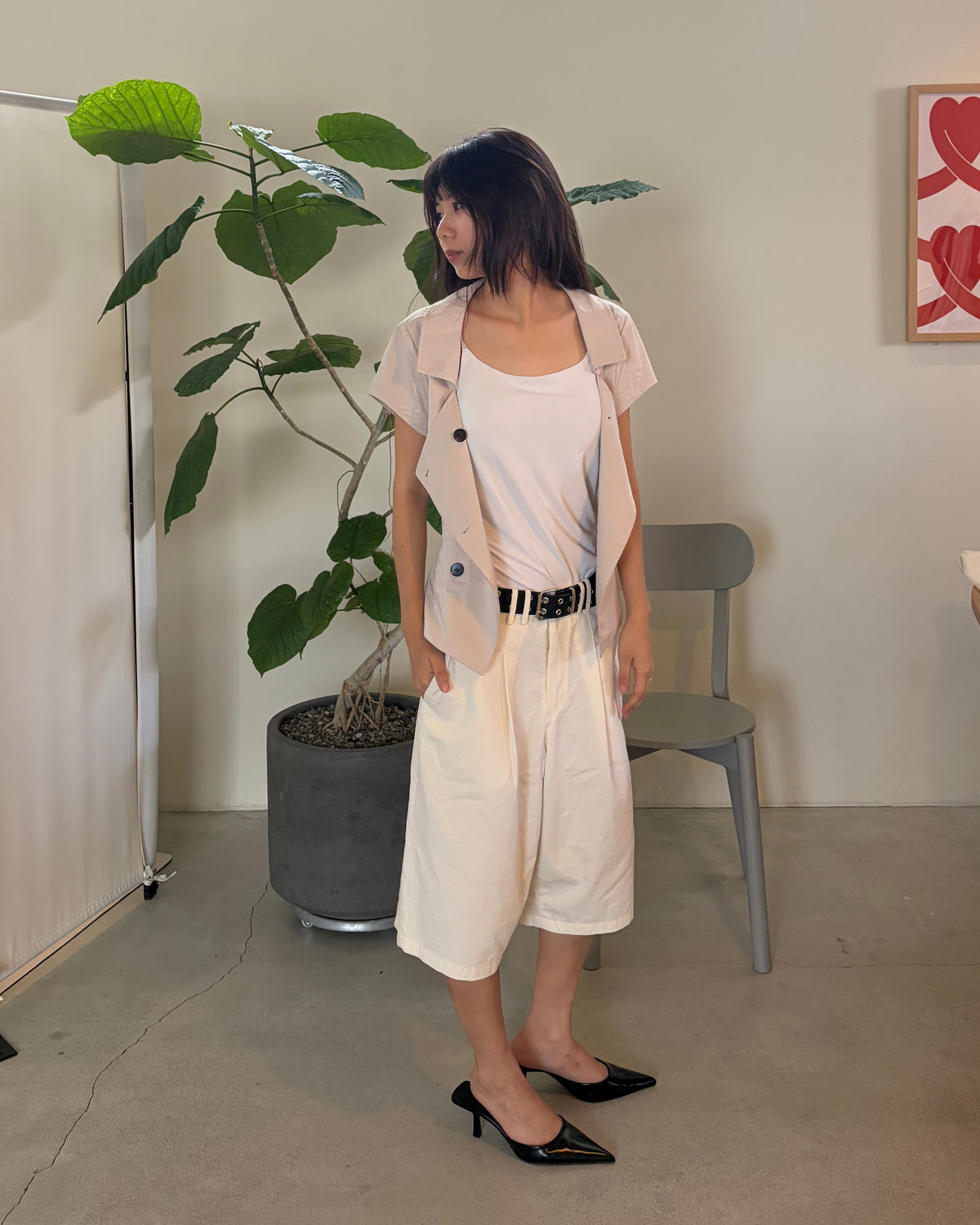 Square Neck Shirt Jacket