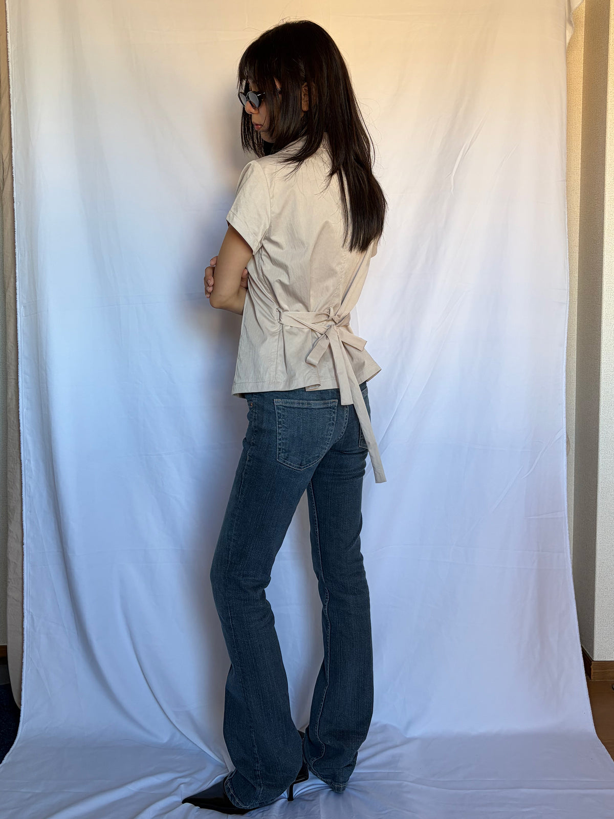 Square Neck Shirt Jacket
